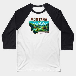 Montana Lover Baseball T-Shirt